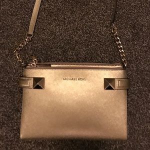 Michael Kors Karla Crossbody-GOLD